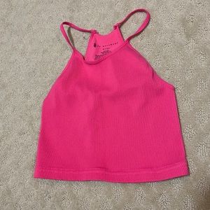 Free People Cropped Run Tank